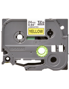 Brother - TZE-651 - Etiquettes - Noir sur Jaune 24 mm - Rouleau (2,4 cm x 8 m) - autocollant laminé 2