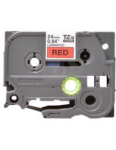 Brother - TZE-451 - Etiquettes - Noir sur Rouge - 24 mm - Rouleau (2,4 cm x 8 m) - autocollant laminé 2