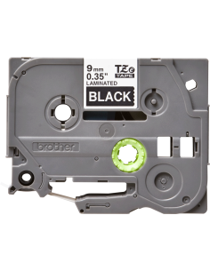 Brother - TZE-325 - Etiquettes - Blanc sur Noir - Rouleau (9 mm x 8 m) - autocollant laminé 2