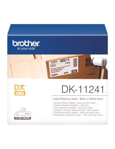 Brother - DK-11241 - Grandes étiquettes d'expédition (102 x 152 mm) - 200 étiquettes 