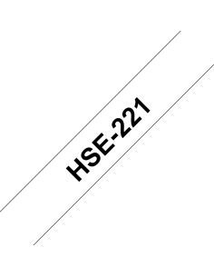 Brother - HSE-221 - Rubans thermo retractab Brother Rubans thermo retractable, 8.8mm de large, 1.5m de long (pour cables de 2.6 