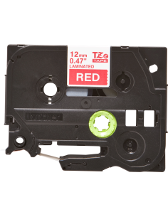 Brother - TZE-435 - Etiquettes - Blanc sur Rouge - 12 mm - Rouleau (1,2 cm x 8 m) - autocollant laminé 2