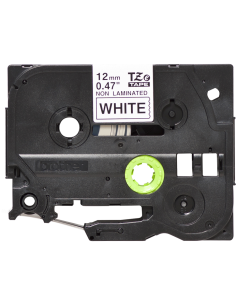 Brother - TZE-N231 - Etiquettes - Noir sur Blanc - 12 mm - Rouleau (1,2 cm x 8 m) - non laminé 2