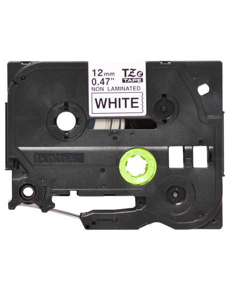 Brother - TZE-N231 - Etiquettes - Noir sur Blanc - 12 mm - Rouleau (1,2 cm x 8 m) - non laminé