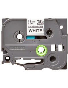 Brother - TZE-S241 - Etiquettes - Noir sur Blanc - 18 mm - Rouleau (1,8 cm x 8 m) - laminé adhésif 2