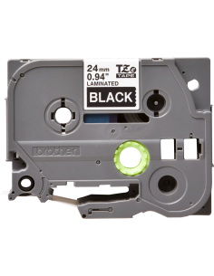 Brother - TZE-355 - Etiquettes - Blanc sur Noir - Rouleau (24 mm x 8 m) - autocollant laminé 2