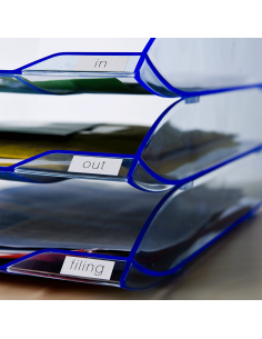 Brother - DK-22214 - Ruban blanc continu support papier adhésif de 30 m et largeur 12 mm