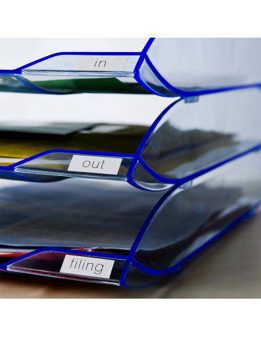 Brother - DK-22214 - Ruban blanc continu support papier adhésif de 30 m et largeur 12 mm