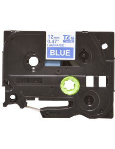 Brother - TZE-535 - Etiquettes - Blanc sur Bleu - 12 mm - Rouleau (1,2 cm x 8 m) - autocollant laminé 2