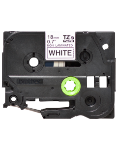 Brother - TZE-N241 - Etiquettes - Noir sur Blanc - 18 mm - Rouleau (1,8 cm x 8 m) - non laminé 2