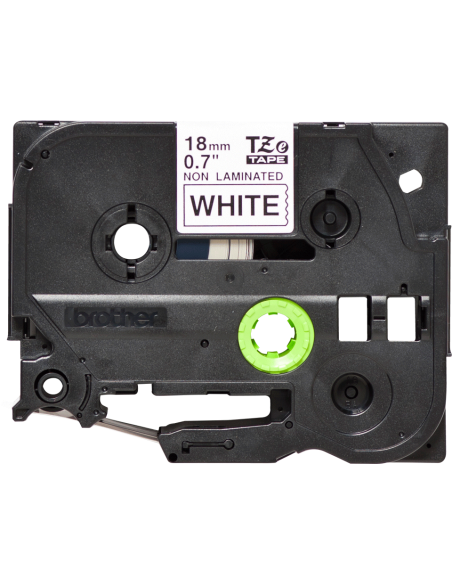 Brother - TZE-N241 - Etiquettes - Noir sur Blanc - 18 mm - Rouleau (1,8 cm x 8 m) - non laminé