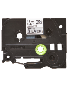 Brother - TZE-M931 - Etiquettes - Noir sur Argent Mat - 12 mm - Rouleau (1,2 cm x 8 m) - métallique laminé 2