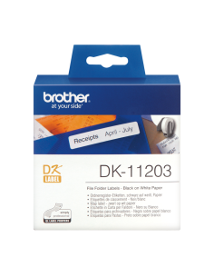 Brother - DK-11203 - Etiquettes de classement 17 x 87 mm - 300 étiquettes  2