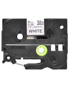 Brother - TZE-N221 - Etiquettes - Noir sur Blanc - 9 mm - Rouleau (0,9 cm x 8 m) - non laminé 2