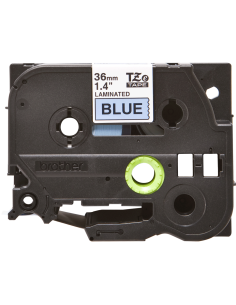 Brother - TZE-561 - Etiquettes - Noir sur Bleu - 36 mm - Rouleau (3,6 cm x 8 m) - autocollant laminé 2