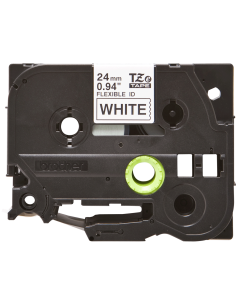 Brother - TZE-FX251 - Etiquettes - Noir sur Blanc - 24 mm - Rouleau (2,4 cm x 8 m) - laminé flexi ID 2