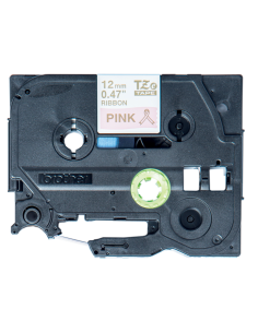 Brother - TZE-RE34 - Tape/TZERE34 12MM GOLD ON PINK RIBBON 2