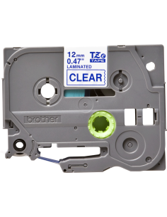 Brother - TZE-133 - Etiquettes - Bleu sur Transparent - Rouleau (12 mm x 8 m) - autocollant lamainé 2
