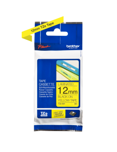 Brother - TZE-631 - Etiquettes - Noir sur Jaune - 12 mm - Rouleau (1,2 cm x 8 m) - autocollant laminé 2
