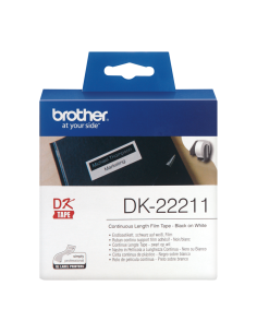 Brother - DK-22211 - Ruban continu suppport film adhésif de 15 m et largeur 29 mm 2