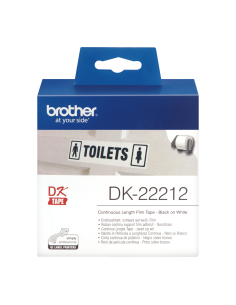 Brother - DK-22212 - Ruban - 62 mm - continu support film adhésif de 15 m et largeur 62 mm 2