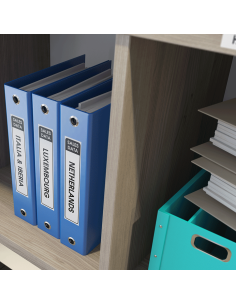 Brother - DK-22210 - Ruban blanc continu support papier adhésif de 30 m et largeur 29 mm