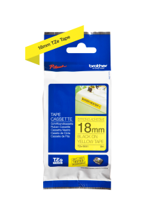 Brother - TZE-641 - Etiquettes - Noir sur Jaune - 18 mm - Rouleau (1,8 cm x 8 m) - autocollant laminé 2
