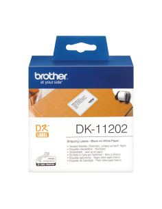 Brother - DK-11202 - Etiquettes d'expédition 62 x 100 mm  - 300 étiquettes  2
