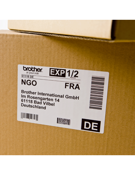 Brother - DK-11202 - Etiquettes d'expédition 62 x 100 mm  - 300 étiquettes 