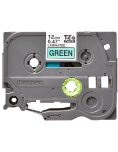 Brother - TZE-731 - Etiquettes - Noir sur Vert 12 mm - Rouleau (1,2 cm x 8 m) - autocollant laminé 2