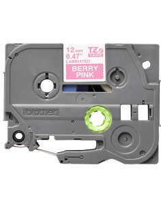 Brother - TZE-MQP35 - Etiquettes - Blanc sur Rose fuchsia - 12 mm - Rouleau (1,2 cm x 5 m) 2