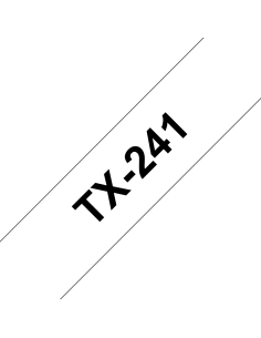 Brother - TX-241 - Ruban - Noir/Blanc 18mm