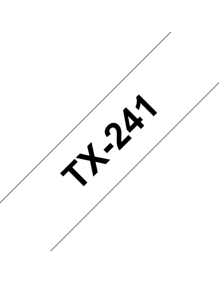 Brother - TX-241 - Ruban - Noir/Blanc 18mm