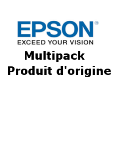 Epson - C13T08074011 - Multipack  (T0807) - Encres Claria N, C, M, J, Cc, Mc  - produit d'origine