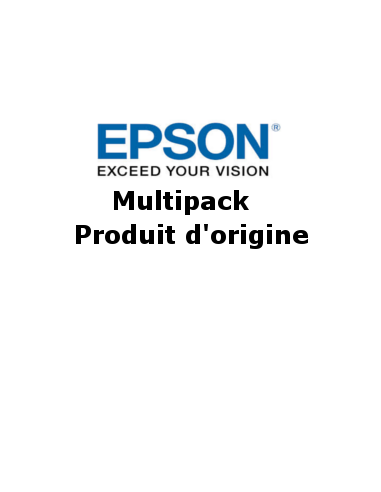 Epson - C13T08074011 - Multipack  (T0807) - Encres Claria N, C, M, J, Cc, Mc  - produit d'origine