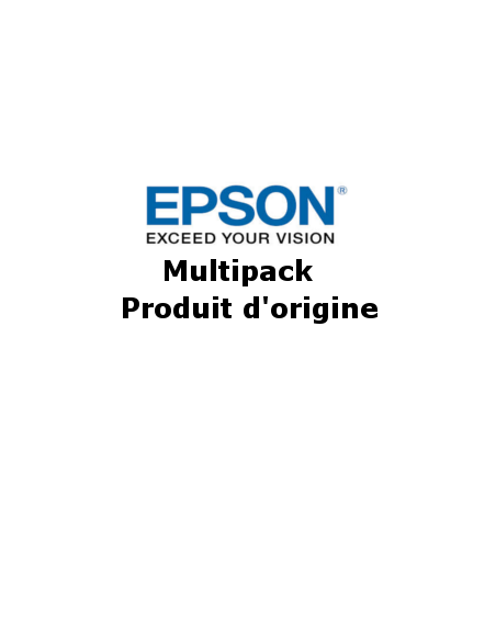 Epson - C13T08074011 - Multipack  (T0807) - Encres Claria N, C, M, J, Cc, Mc  - produit d'origine