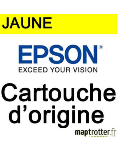 Epson - C13T02H44010 - 202XL - Cartouche d'encre jaune, 8,5 ml