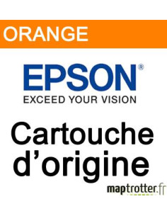 Epson - C13T913A00 - Ink/T913A Cartouche d'encre orange, 200 ml