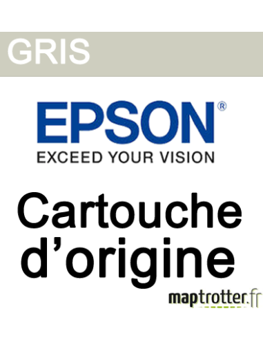 Epson - C13T04F64010 - 478XL - Cartouche d'encre grise, 11,2 ml