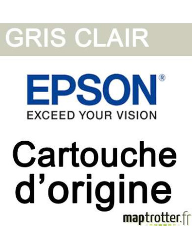 Epson - C13T913900 - T9139 Cartouche d'encre gris claire, 200 ml