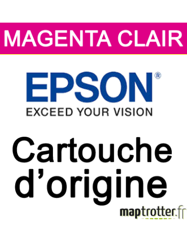 Epson - C13T913600 - T9136 Cartouche d'encre magenta claire, 200 ml