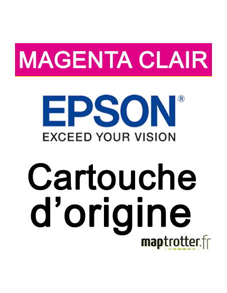 Epson - C13T913600 - T9136 Cartouche d'encre magenta claire, 200 ml