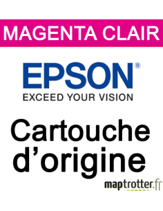 Epson - C13T824600 - T824600 Cartouche d'encre magenta claire, 350 ml