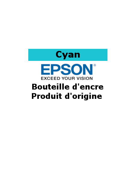 Epson - C13T03R240 - 102 - Bouteille d'encre cyan, 6.000 Feuilles 70 ml