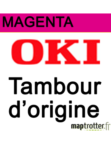 OKI - 46857506 - Tambour magenta - produit d'origine - 30 000 pages