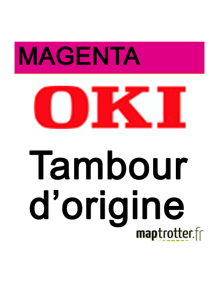 OKI - 46857506 - Tambour magenta - produit d'origine - 30 000 pages