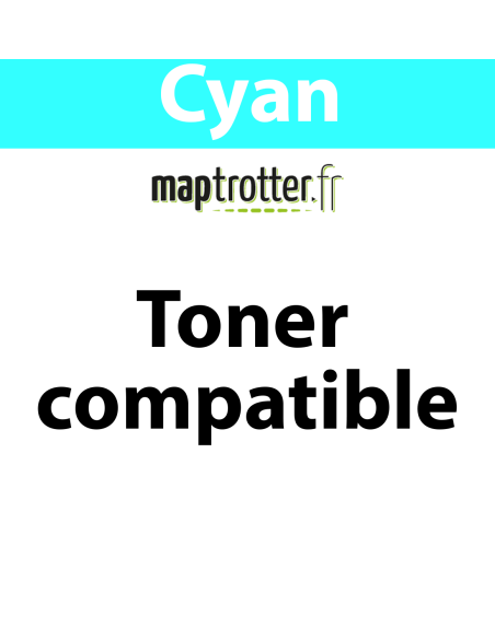 CE341A - 651A - Toner Maptrotter pour HP - encre ISO/IEC 19752 - cyan - 16 000 pages - fabriqué en Allemagne - Référence : RE190