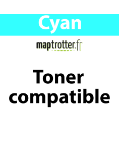 718 C - 2661B002 - Toner Maptrotter pour Canon - encre ISO/IEC 19752 - cyan - 2 900 pages - fabriqué en Allemagne - Référence : 