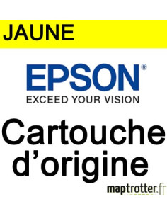 Epson - C13T804400 - T804400 Cartouche d'encre jaune, 700 ml 