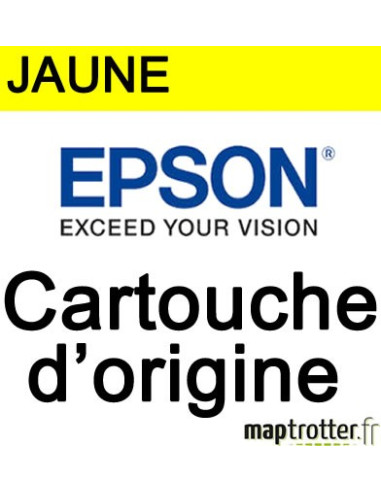 Epson - C13T804400 - T804400 Cartouche d'encre jaune, 700 ml 
